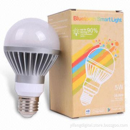 Smart Lighting with Remotely Control of Light's Color and Scenes by Apps Supports up to 8 Bulbs